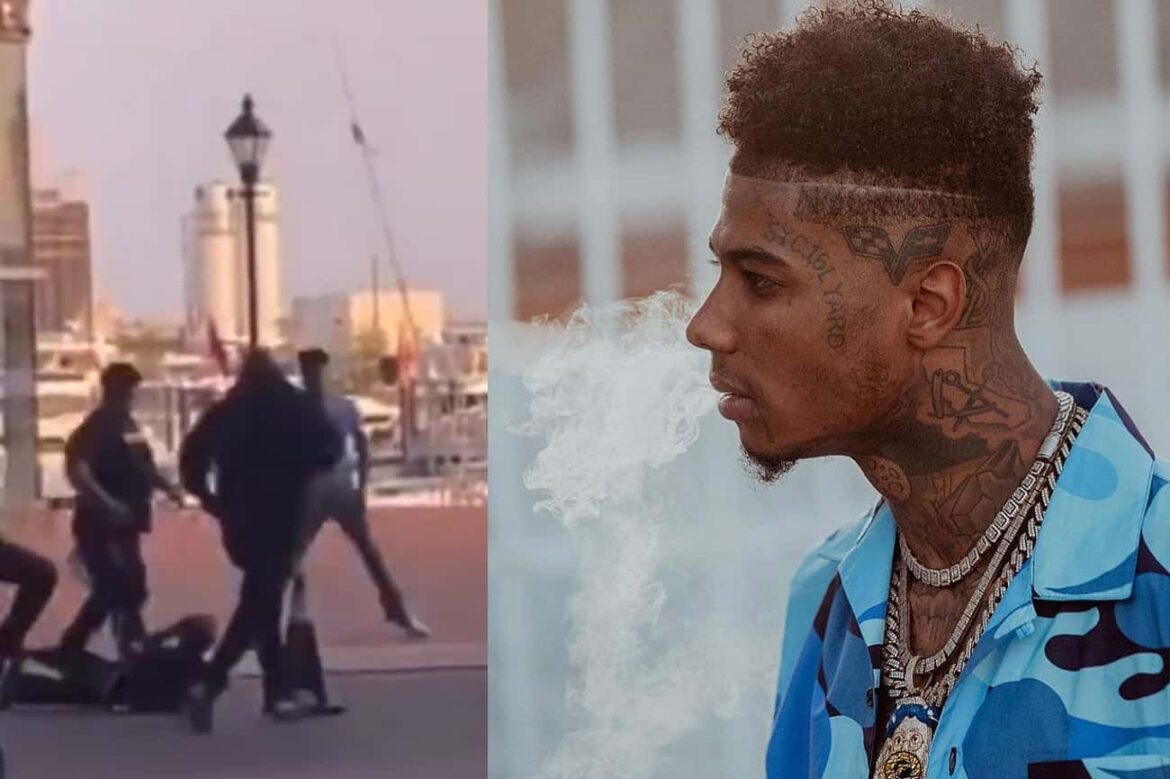Blueface Knocks Out Chrisean Rock's Father In Public