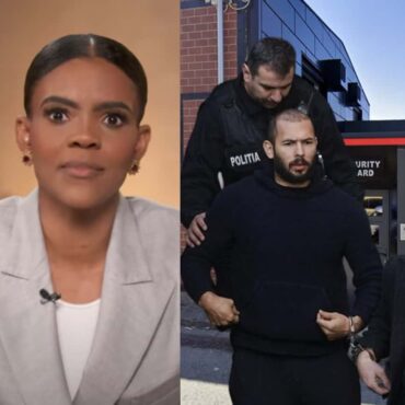 Candace Owens Reacts to Andrew Tate's Detainment in Romania